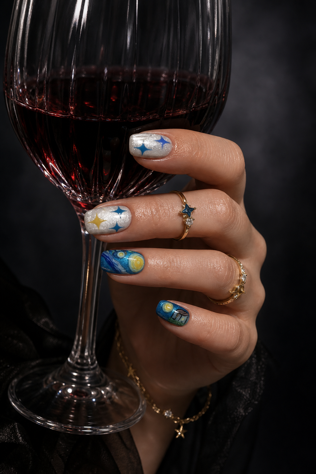 Starry Night Reverie | LUMlix Haute Nail