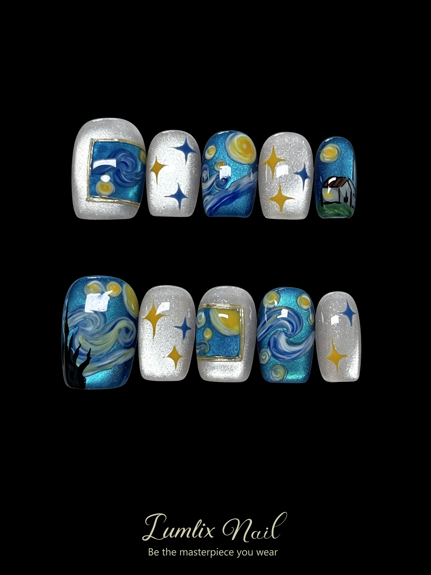 Starry Night Reverie | LUMlix Haute Nail