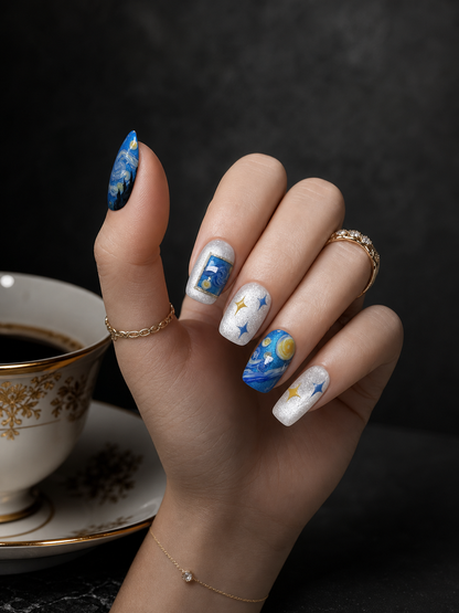 Starry Night Reverie | LUMlix Haute Nail