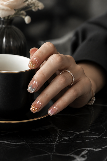 Whiskered Twilight Mirage | LUMlix Haute Nail