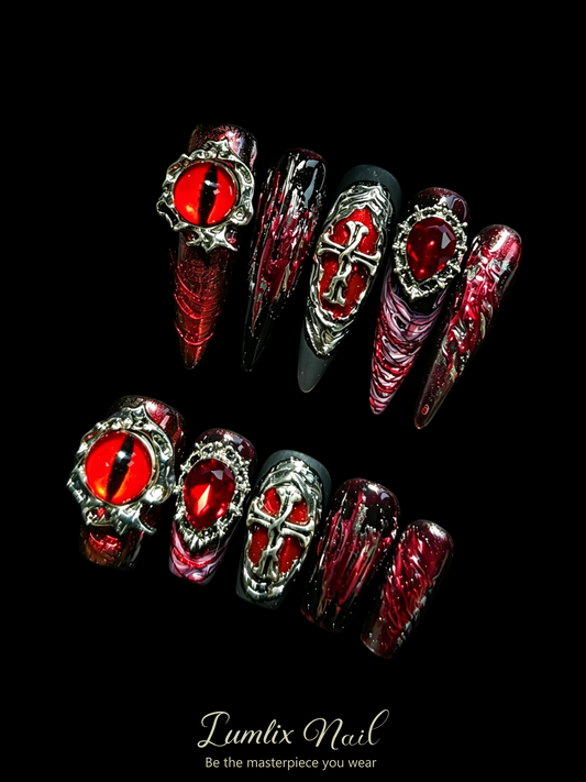 Crimson Abyss | LUMlix Haute Nail