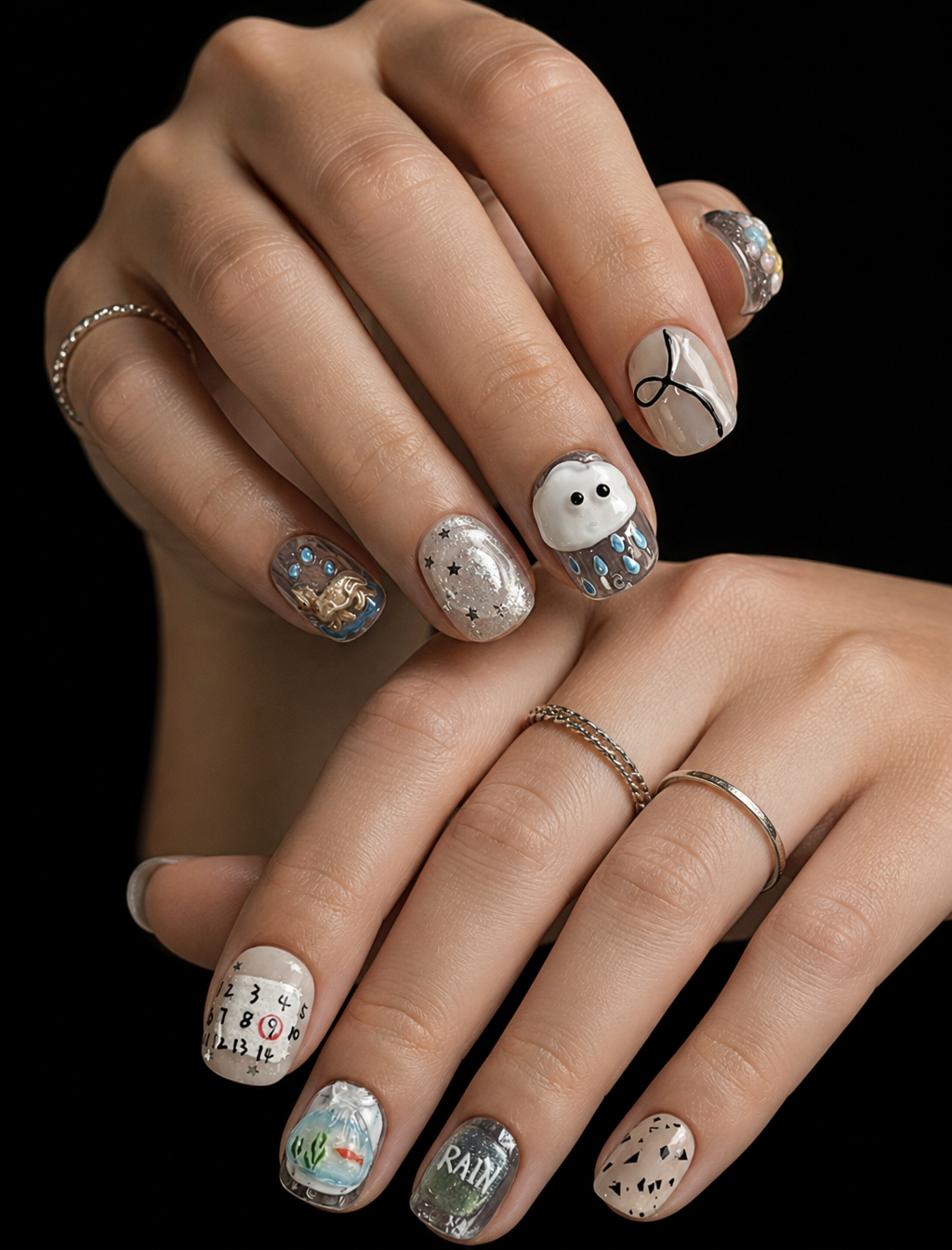 Nimbus's Melancholy Menagerie | LUMlix Haute Nail