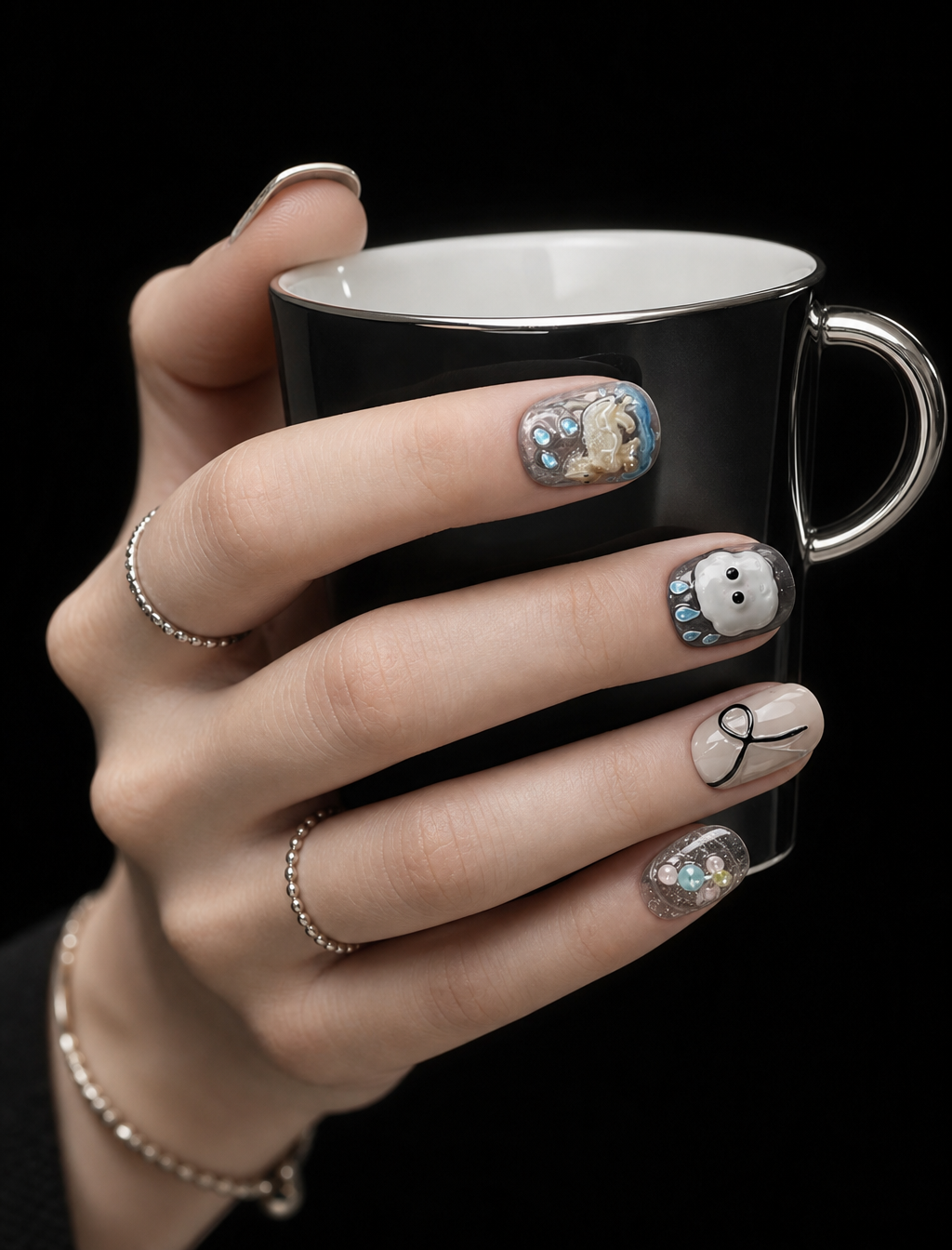 Nimbus's Melancholy Menagerie | LUMlix Haute Nail
