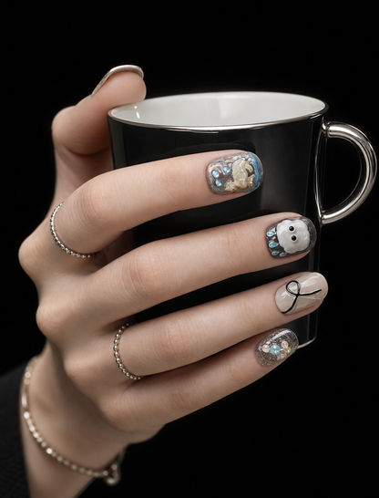 Nimbus's Melancholy Menagerie | LUMlix Haute Nail