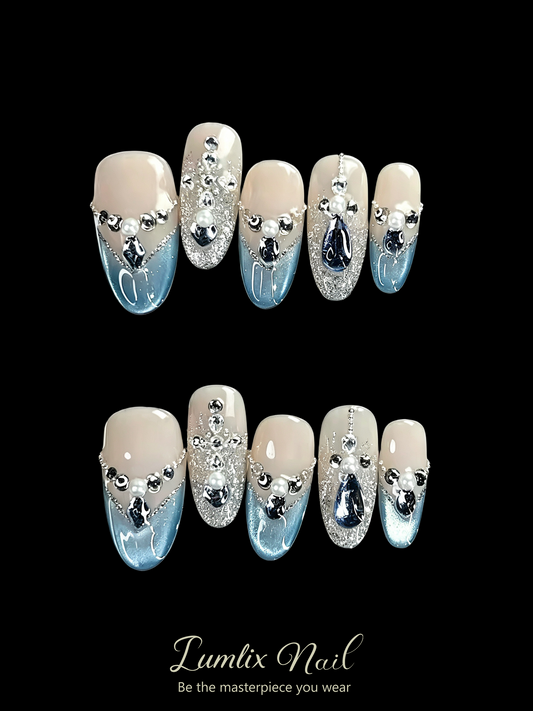 Azure Aristocrat's Tear | LUMlix Haute Nail