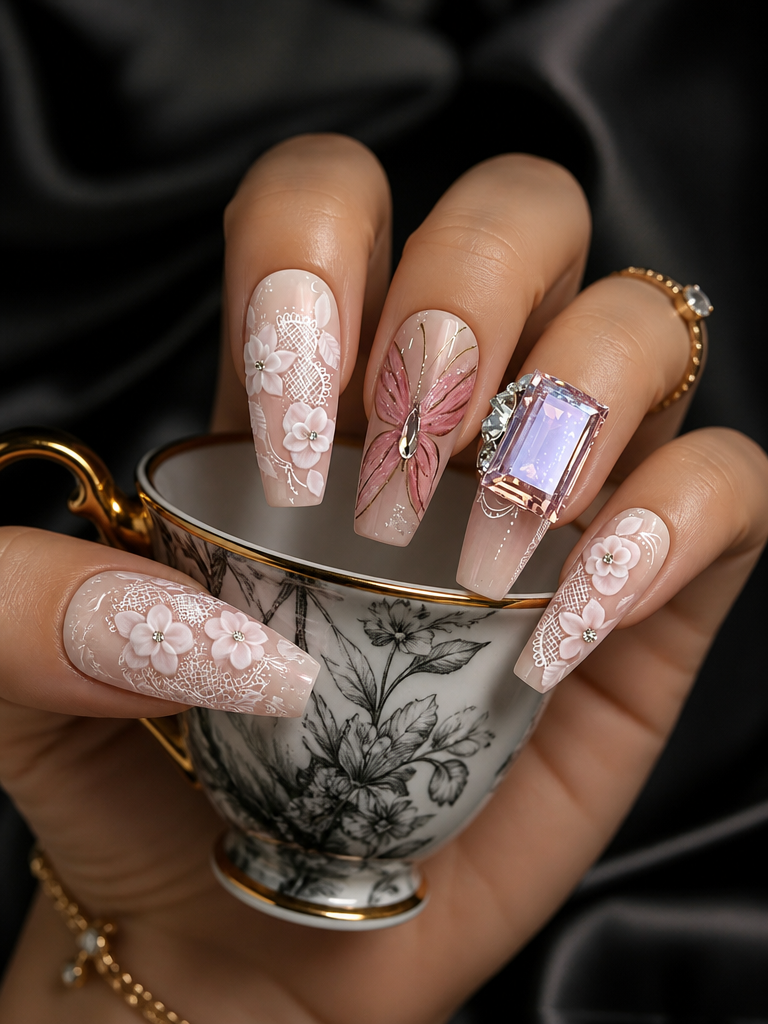 Lumina Flora Reverie | LUMlix Haute Nail