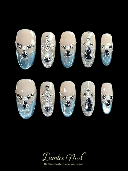 Azure Aristocrat's Tear | LUMlix Haute Nail