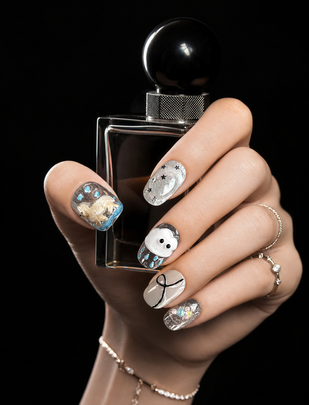 Nimbus's Melancholy Menagerie | LUMlix Haute Nail