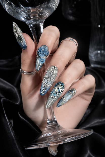 Sapphire Nocturne | LUMlix Haute Nail