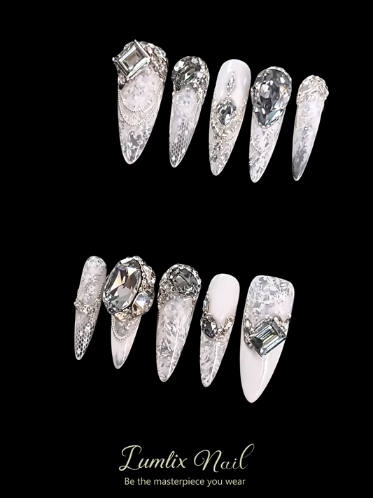 Frostbound Diamond Aria | LUMlix Haute Nail