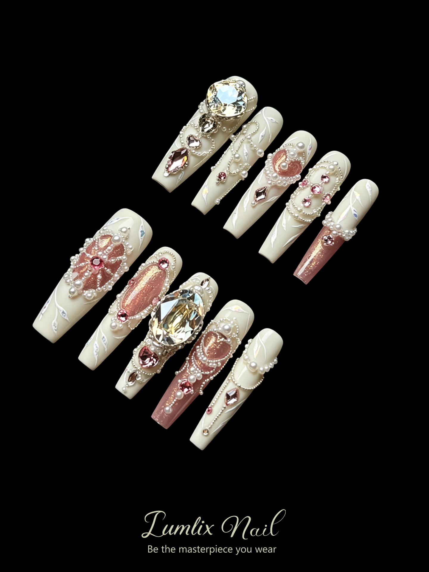 Aphrodite's Gilded Reverie | LUMlix Haute Nail