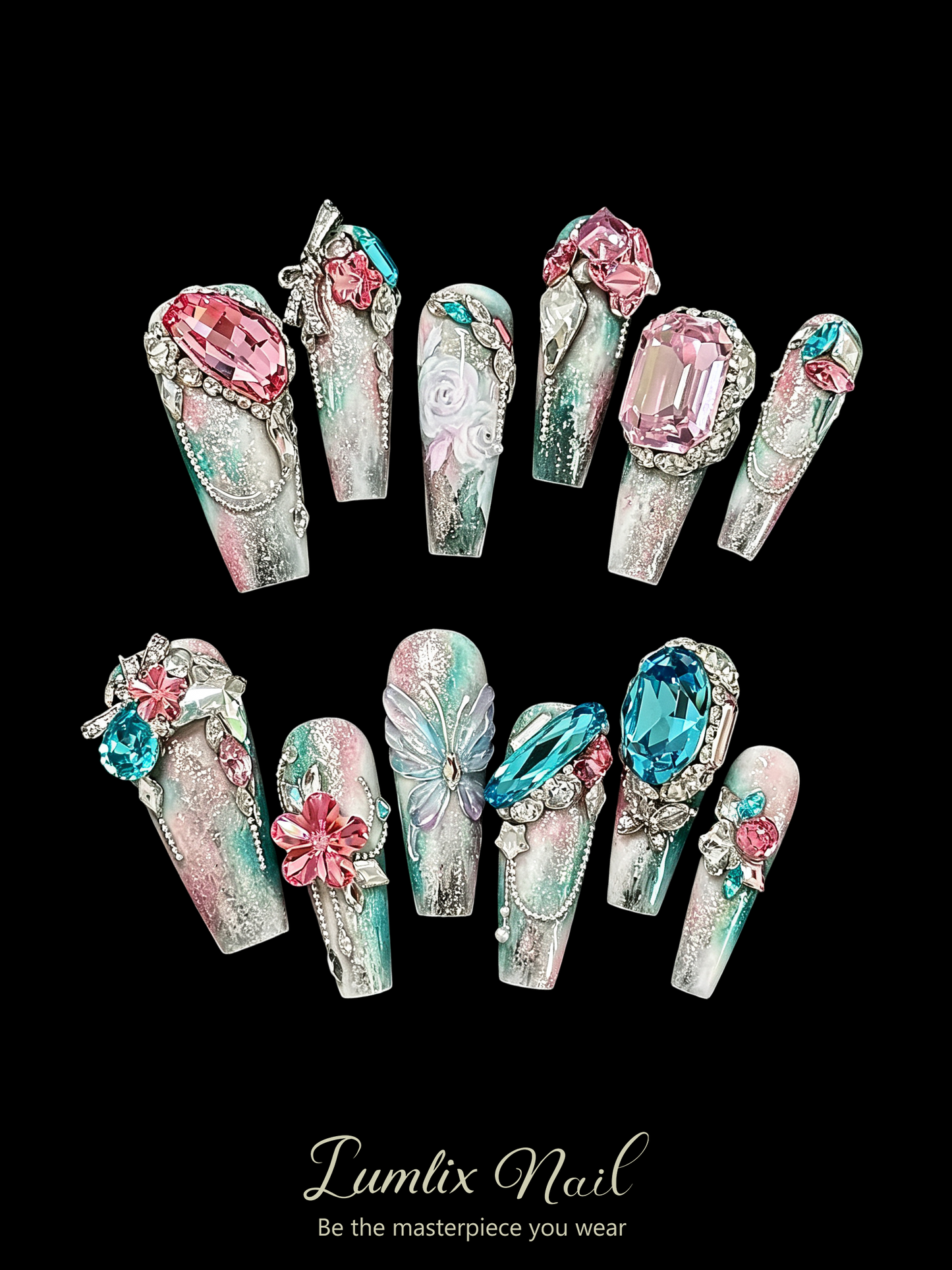 Aurora’s Enchanted Garden | LUMlix Haute Nail