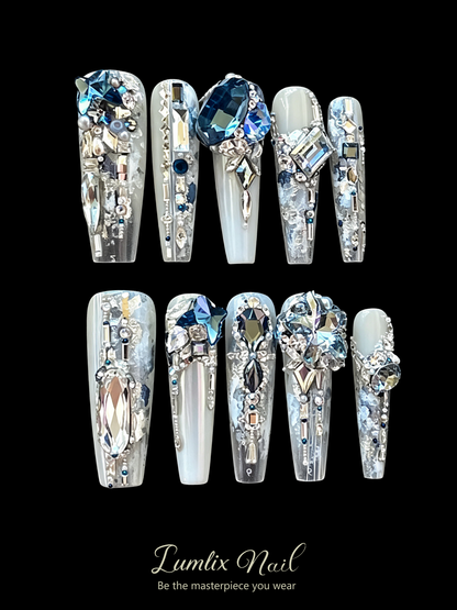 Sapphire Sovereign | LUMlix Haute Nail