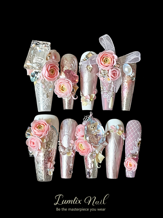 Rose de Versailles  | LUMlix Haute Nail
