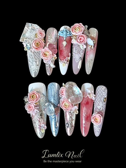 Roseate Reverie | LUMlix Haute Nail
