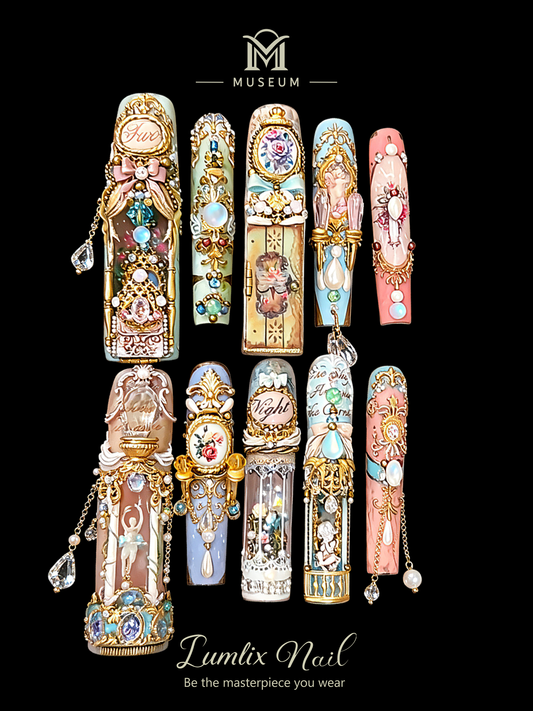 The Gilded Museum Chronicles | LUMlix Haute Nail