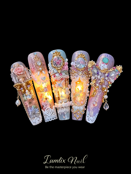The Porcelain Dollhouse Chronicles | LUMlix Haute Nail