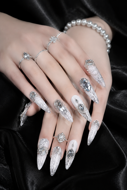Frostbound Diamond Aria | LUMlix Haute Nail