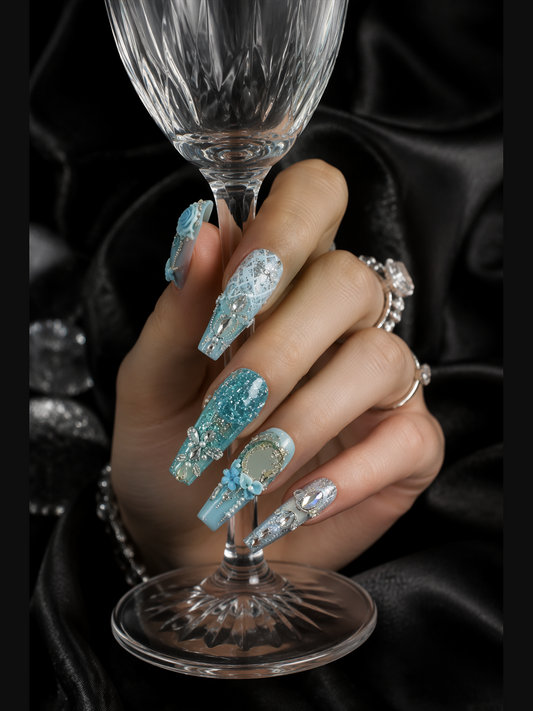 Azure Mirror | LUMlix Haute Nail