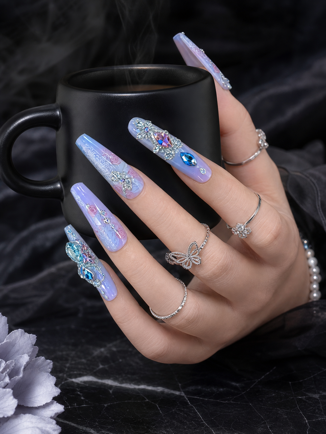 The Aurora's Frozen Waltz | LUMlix Haute Nail