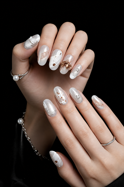 Celestial Pearl Sonata | LUMlix Haute Nail