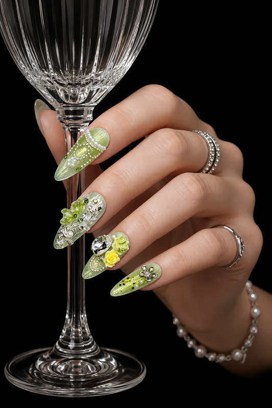 Verdant Eden Reverie| LUMlix Haute Nail