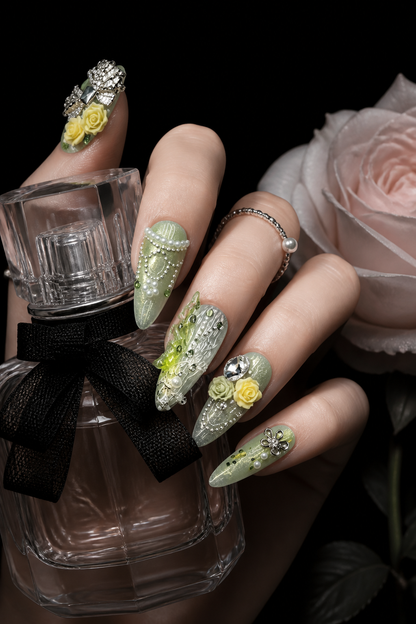 Verdant Eden Reverie| LUMlix Haute Nail
