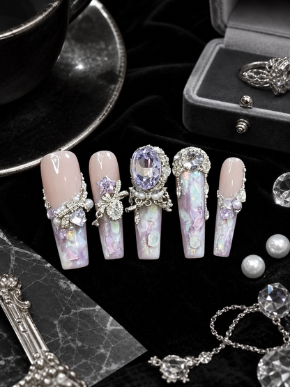 Celestial Amethyst Reverie | LUMlix Haute Nail