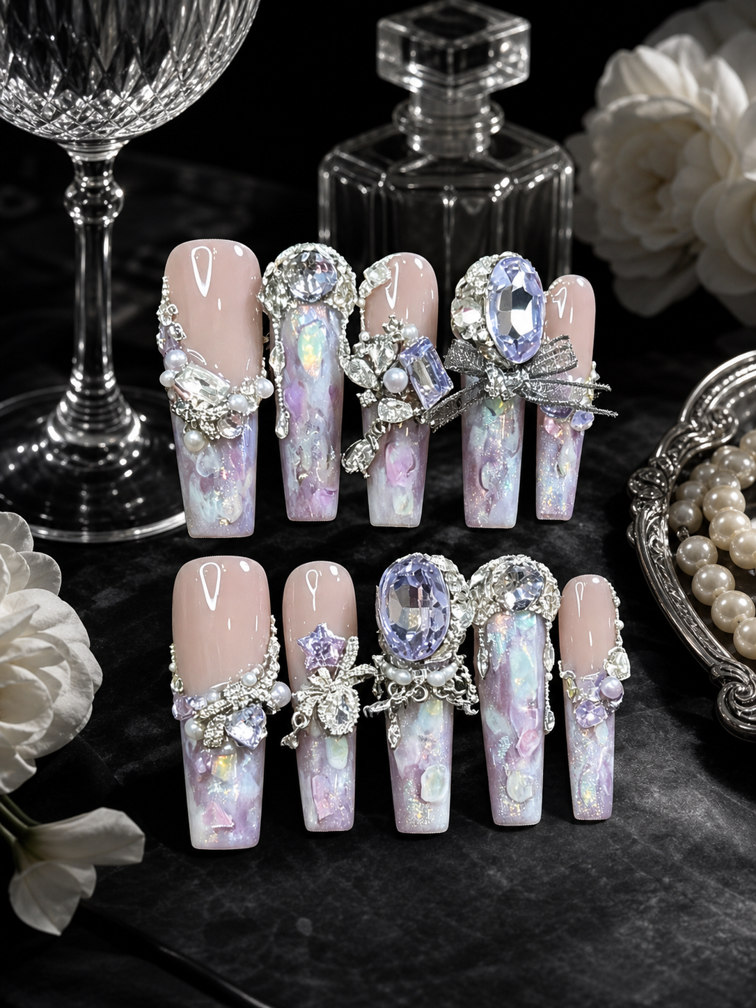 Celestial Amethyst Reverie | LUMlix Haute Nail