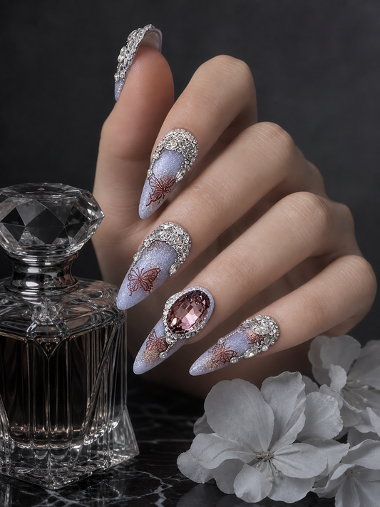 Celestial Amethyst Reverie | LUMlix Haute Nail