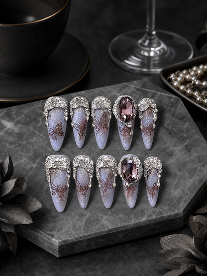 Celestial Amethyst Reverie | LUMlix Haute Nail