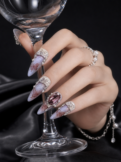Celestial Amethyst Reverie | LUMlix Haute Nail