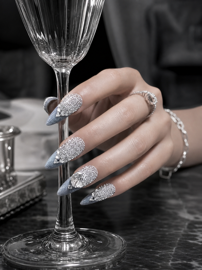 Celestial Lace Nocturne | LUMlix Haute Nail