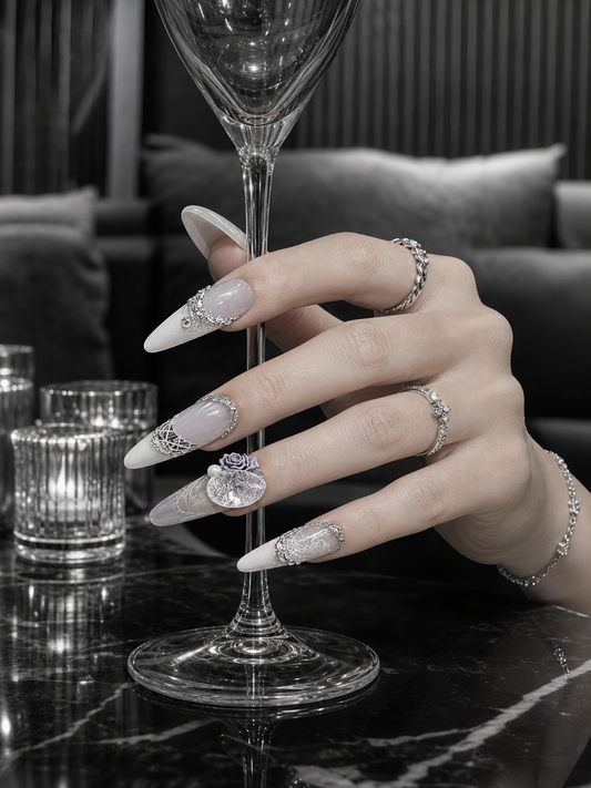 Lace & Lumière | LUMlix Haute Nail