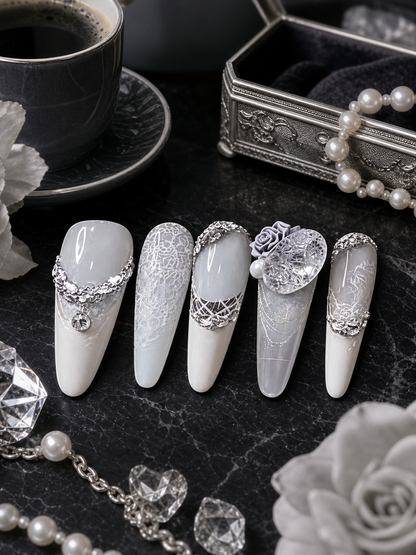 Lace & Lumière | LUMlix Haute Nail