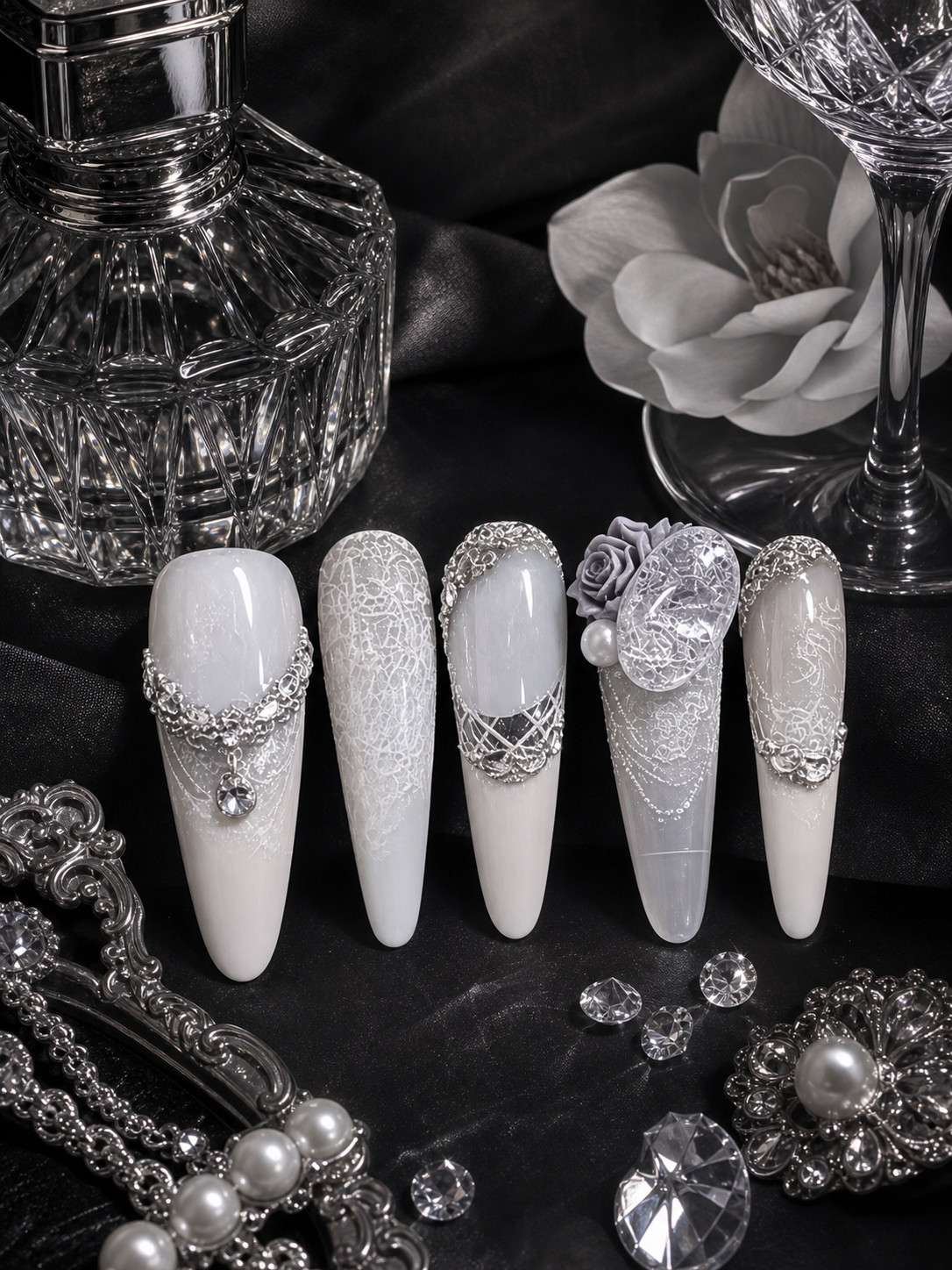 Lace & Lumière | LUMlix Haute Nail