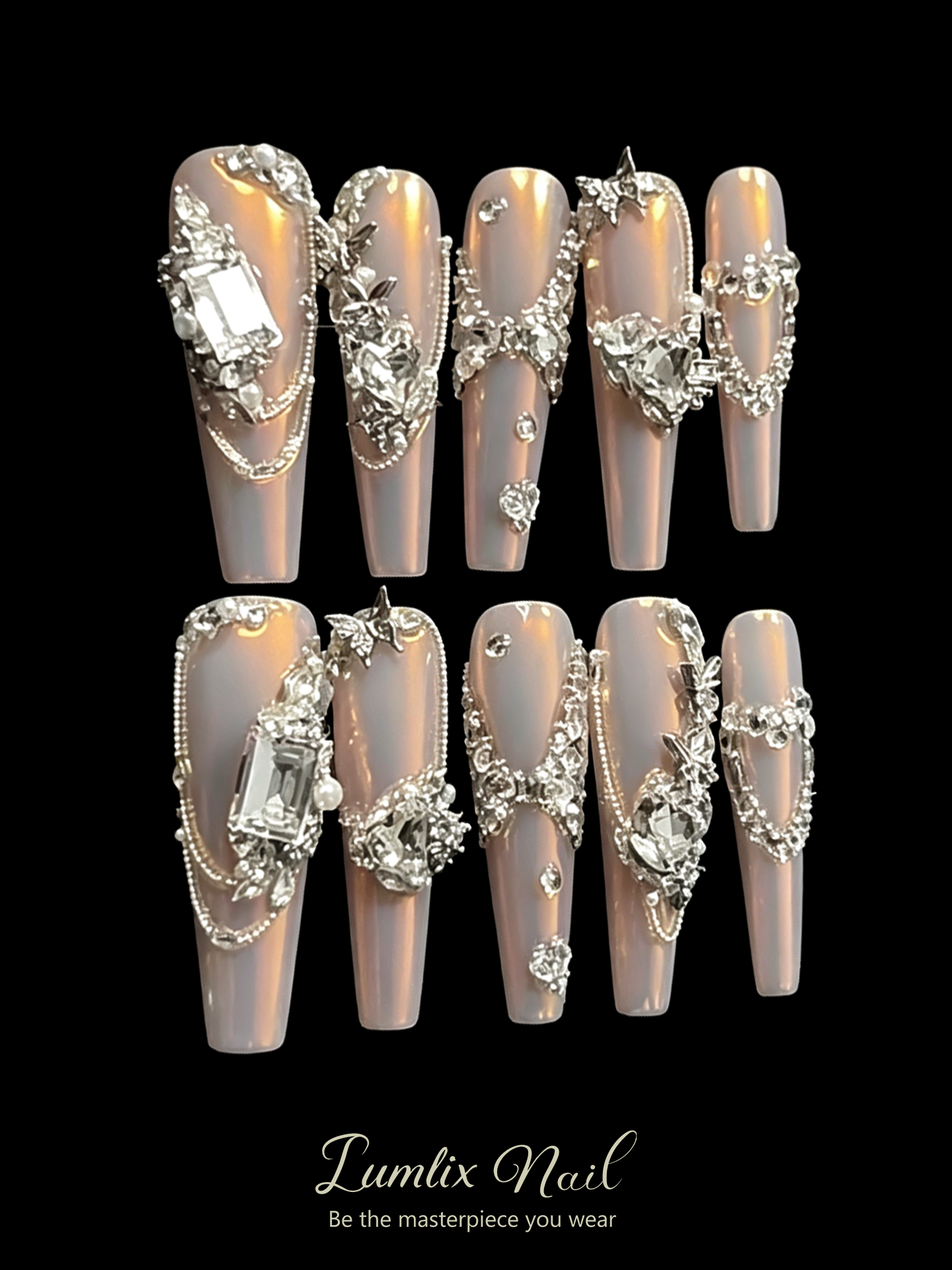 Celestial Silver Lining | LUMlix Haute Nail