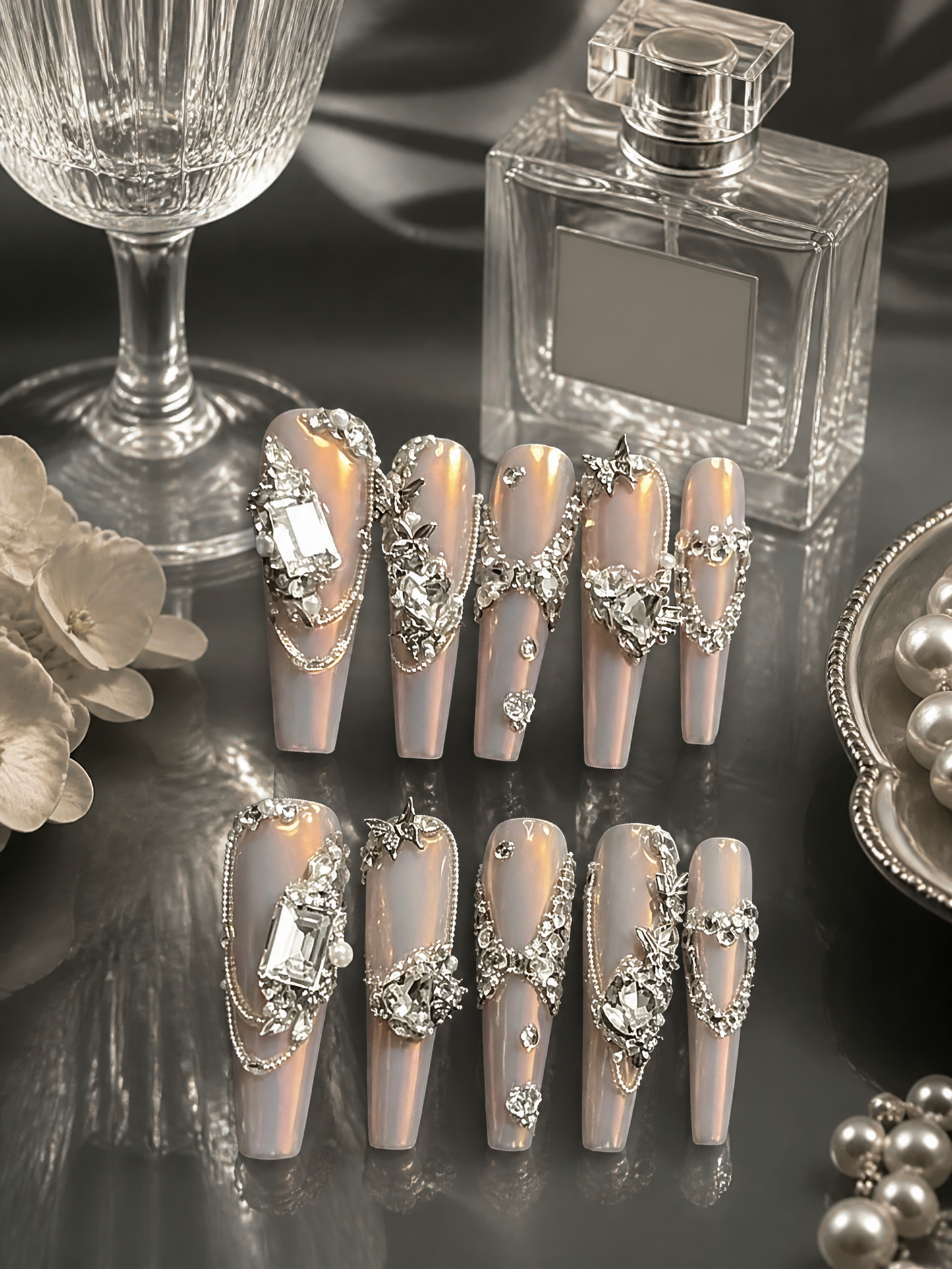 Celestial Silver Lining | LUMlix Haute Nail
