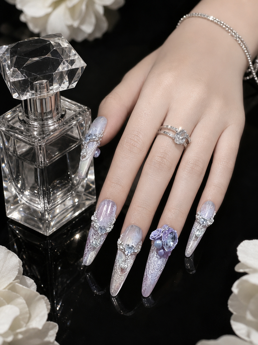 Violet Nebula Reverie | LUMlix Haute Nail