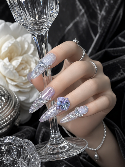 Violet Nebula Reverie | LUMlix Haute Nail
