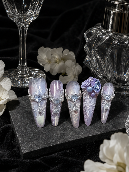 Violet Nebula Reverie | LUMlix Haute Nail