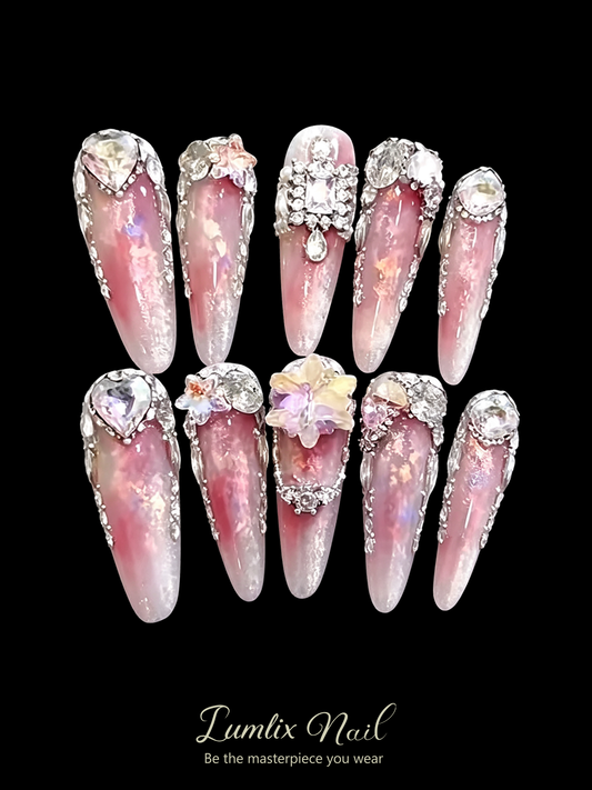 Celestial Rosewater Mirage | LUMlix Haute Nail