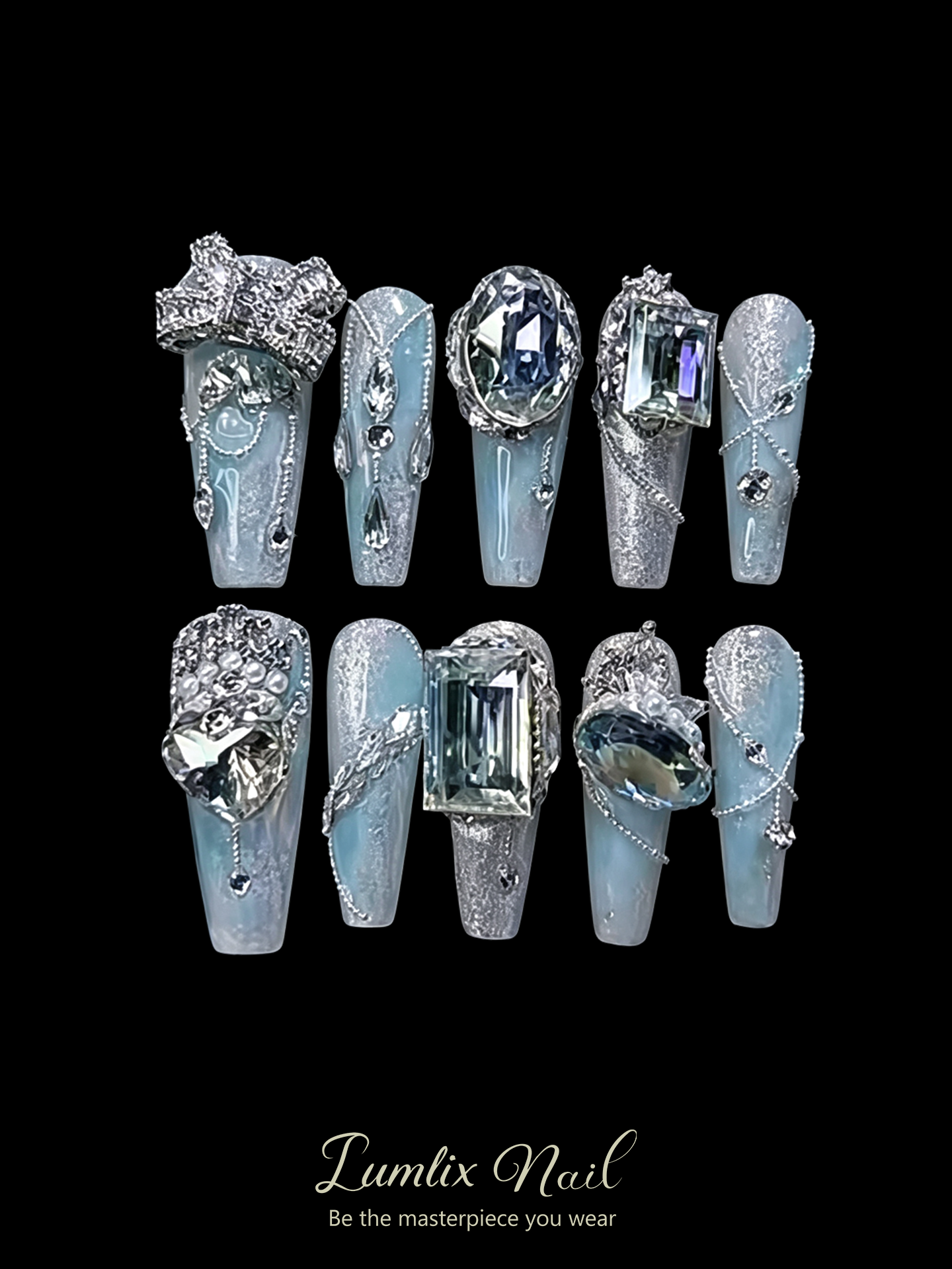 Celestial Silver Lining | LUMlix Haute Nail
