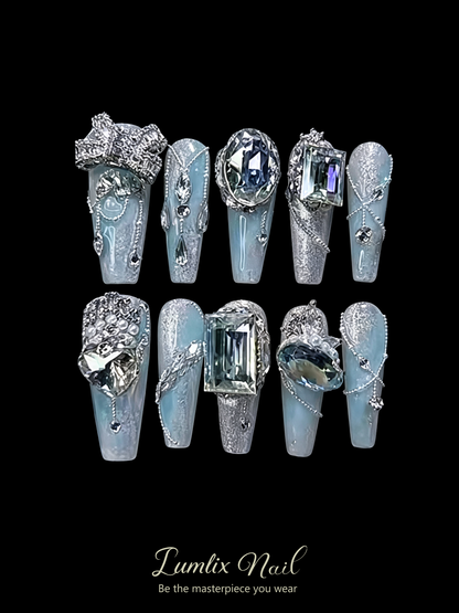 Celestial Silver Lining | LUMlix Haute Nail