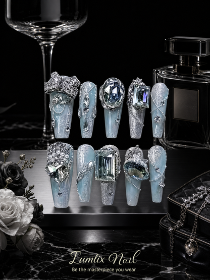 Celestial Silver Lining | LUMlix Haute Nail