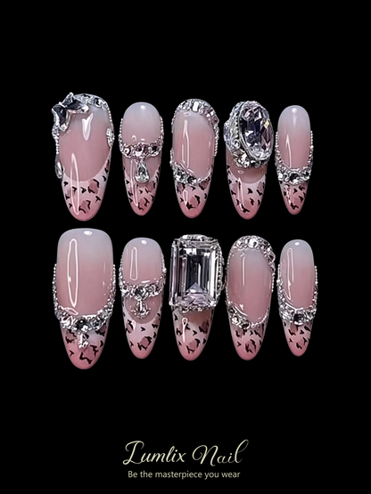 Velvet Noir Reverie | LUMlix Haute Nail