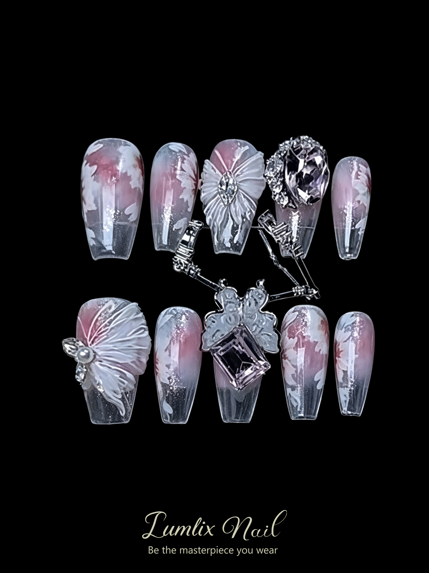 Crimson Phantom's Lament | LUMlix Haute Nail