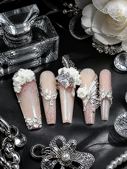 Celestial Lace Reverie | LUMlix Haute Nail