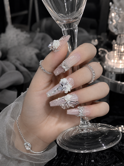 Celestial Lace Reverie | LUMlix Haute Nail