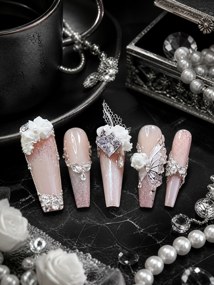 Celestial Lace Reverie | LUMlix Haute Nail